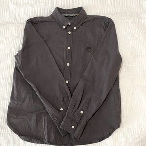 Harley-Davidson men’s long sleeve button-down slim shirt